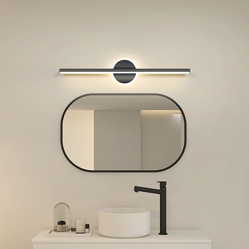 Arisha Applique Murale Ronde/Carrée Moderne Noir/Or, Salle de Bain