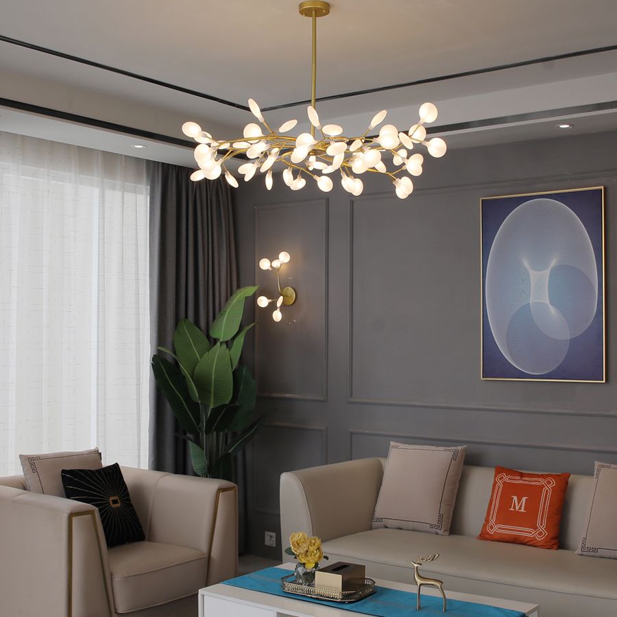 Olivia Suspension Multi Nordique Noir/Or Chambre/Salle à Coucher