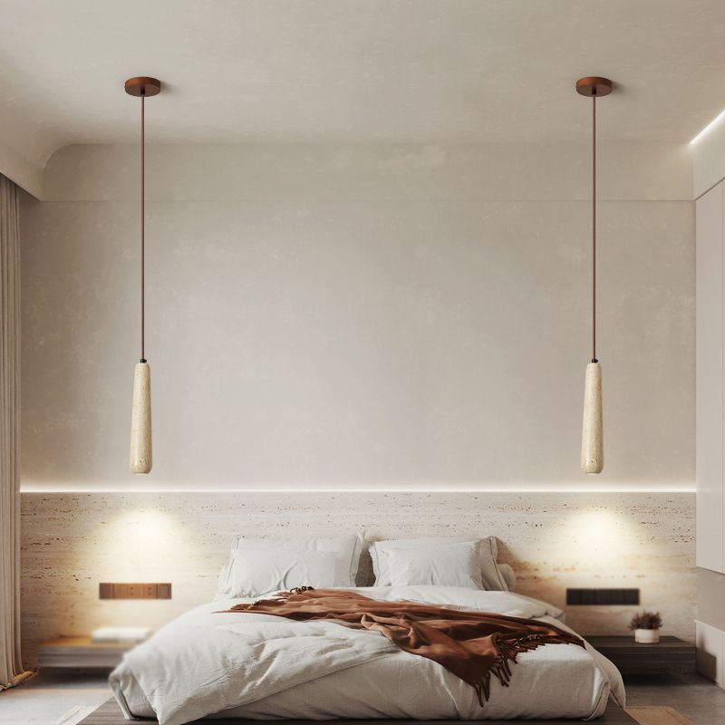 Muto Suspension Multi Naturelle, Bois/Pierre, Beige/Marron, Chambre
