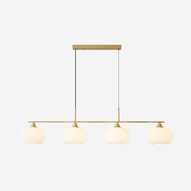 Valentina Suspension Multi Moderne, Métal/Verre, Noir/Or, Salon