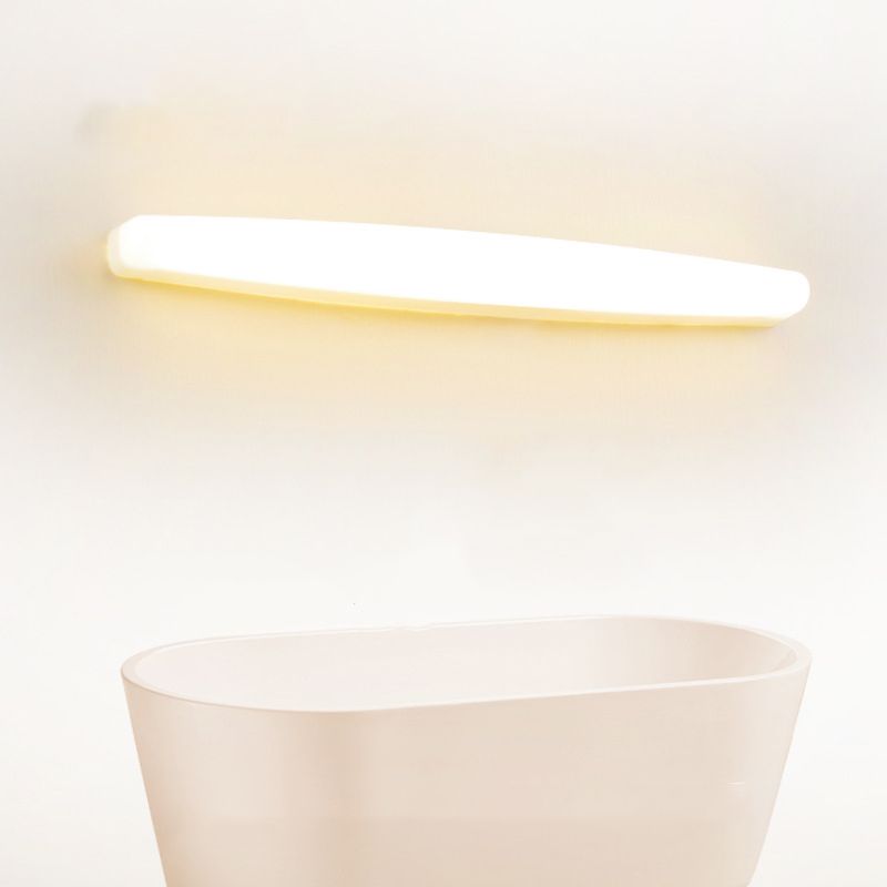 Ray Applique de Vanité Miroir Minimaliste, Blanc, Bureau