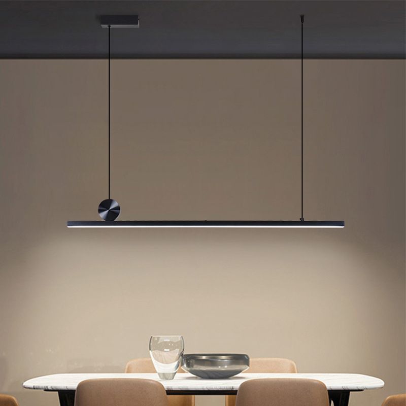 Arisha Design LED Suspensions Linéaire Moderne Métal
