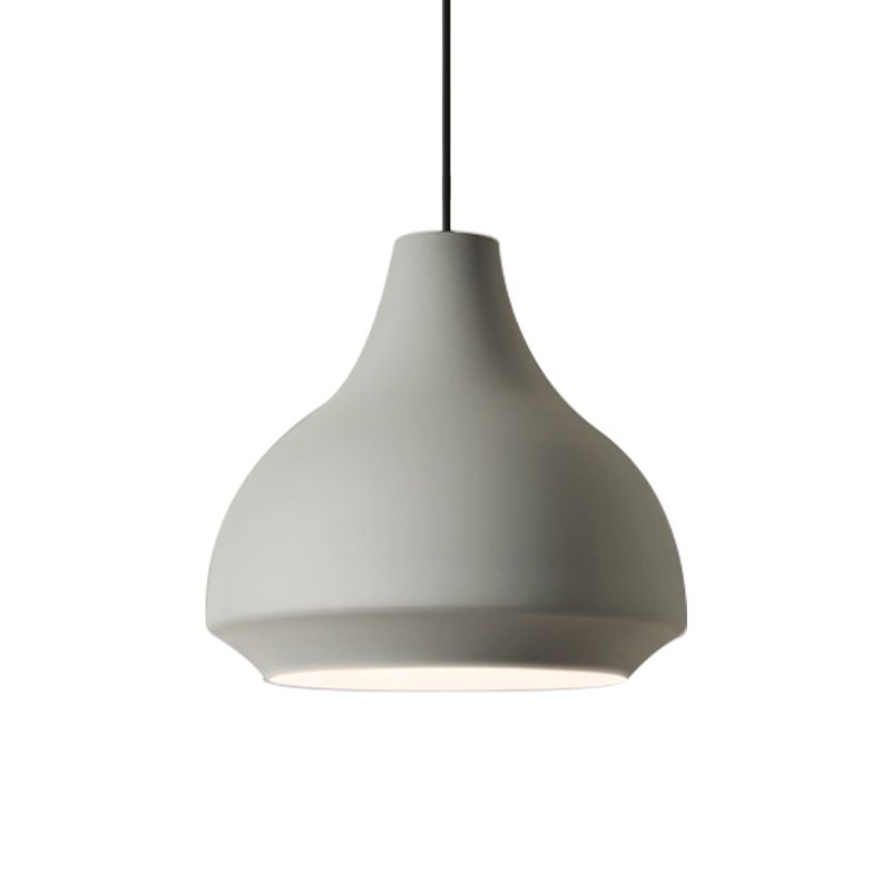 Valentina Moderne LED Suspension Noir Grey Métal Chambre à coucher
