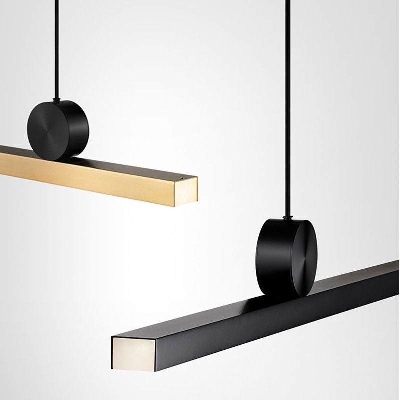 Arisha Design LED Suspensions Linéaire Moderne Métal