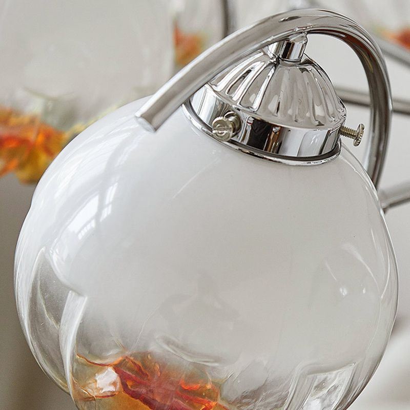 Valentina Lustre Moderne, Metal/Verre, Blanc, Chambre