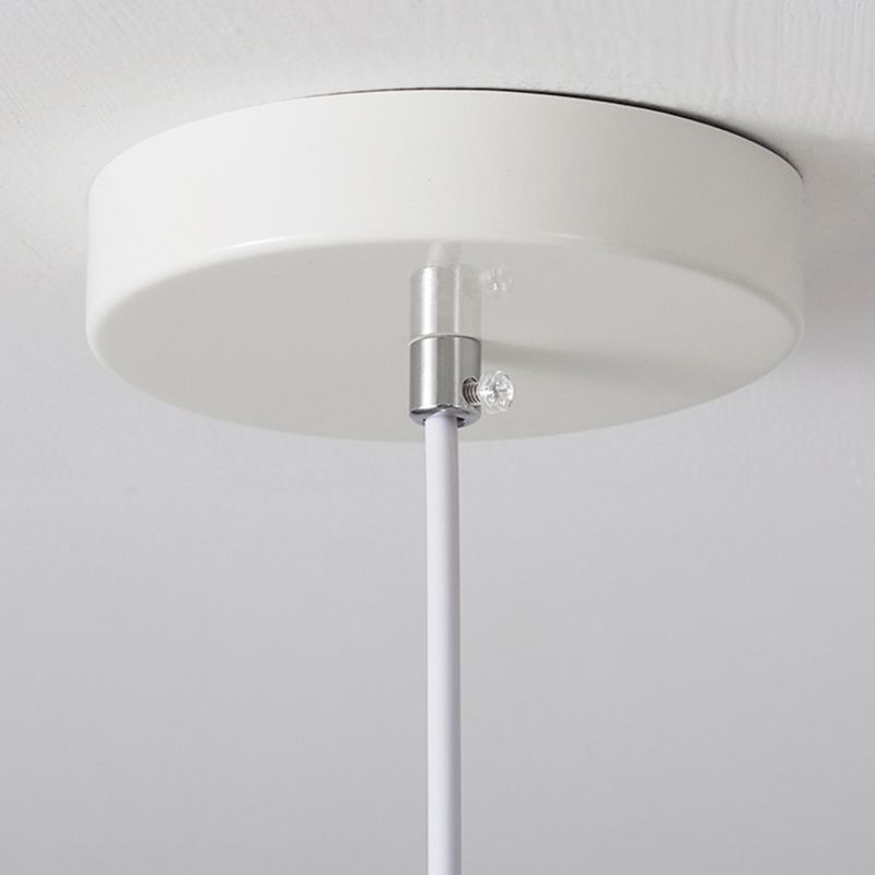 Arisha Suspension Dôme Moderne, Métal, Blanc, Salon