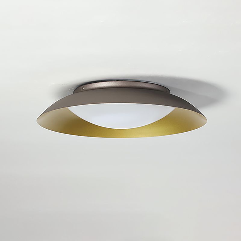 Arisha Moderne Plafonnier Bol Moderne Métal Laiton Salon