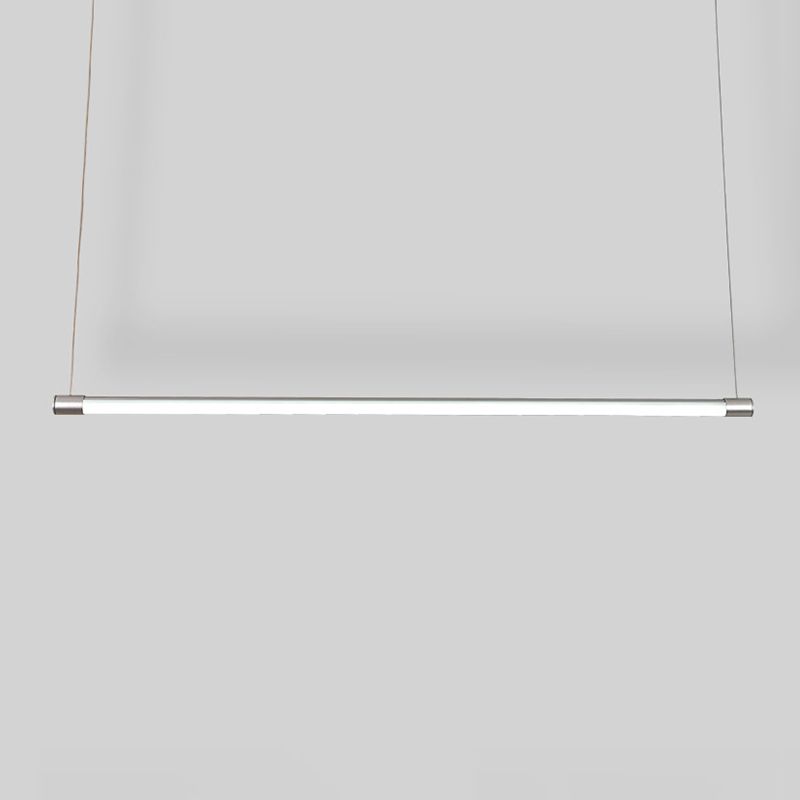 Ray Linéaire LED Suspension Noire Argent Métal Chambre à coucher