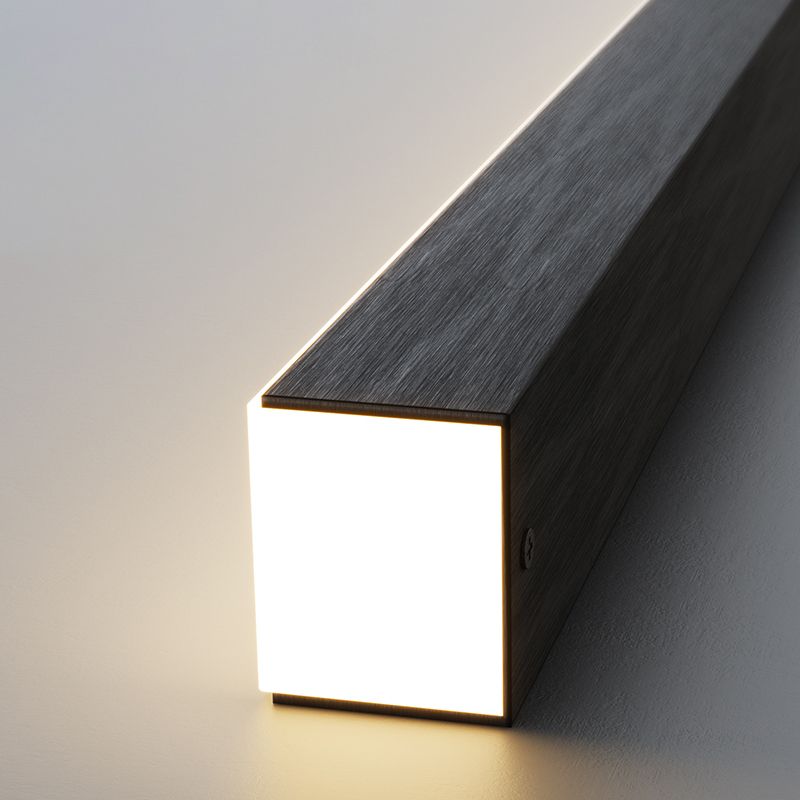 Ray Suspension Linéaire Minimaliste Noir/Blanc, Chambre