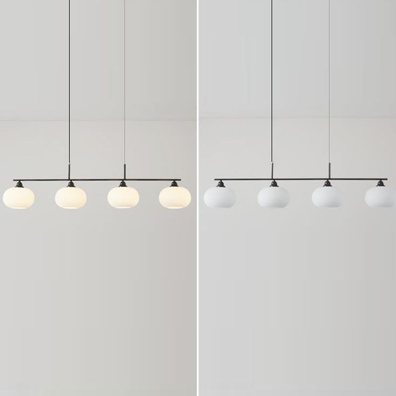 Valentina Suspension Multi Moderne, Métal/Verre, Noir/Or, Salon