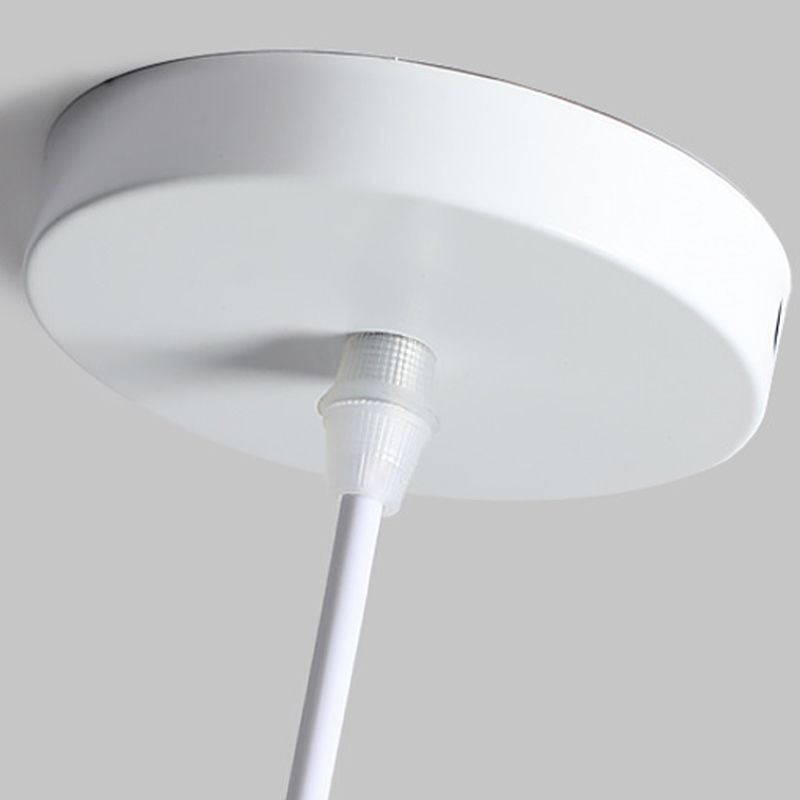 Valentina Suspension Dôme Moderne, Métal, Blanc, Chambre