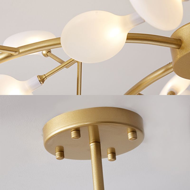 Olivia Suspension Multi Nordique Noir/Or Chambre/Salle à Coucher