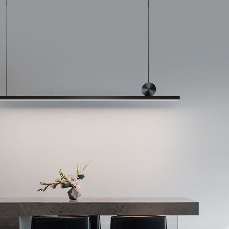 Arisha Design LED Suspensions Linéaire Moderne Métal