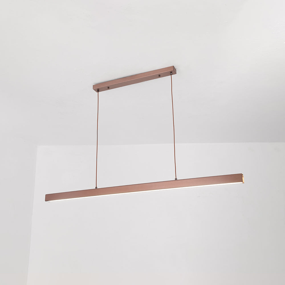 Arisha Suspension Linéaire Moderne Noir/Marron Salon