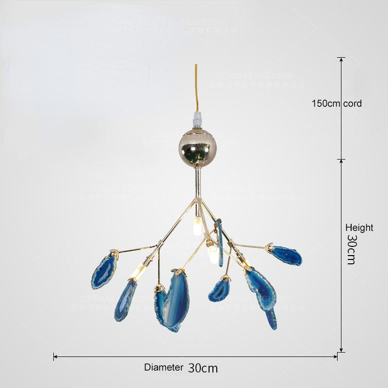 Arisha Lustre Coloré Branche Feuille Design, Salon/Chambre