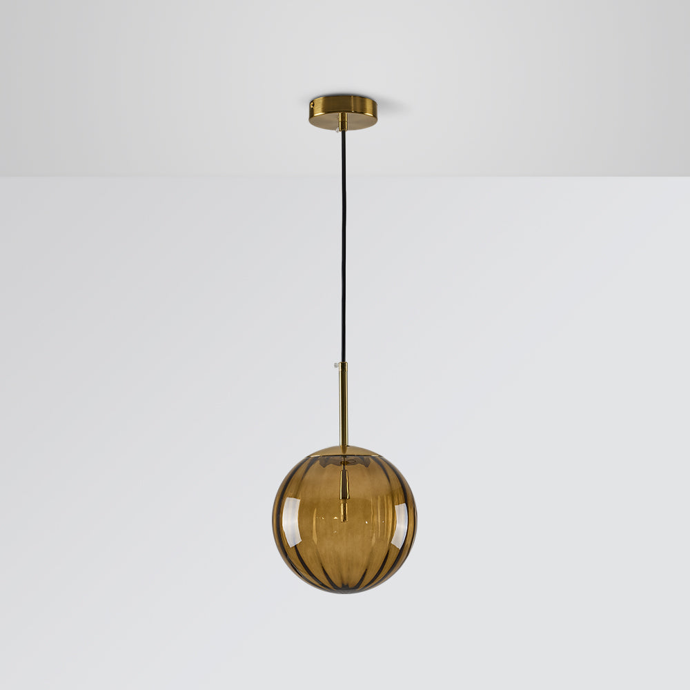 Valentina Suspension Boule Moderne, Métal/Verre