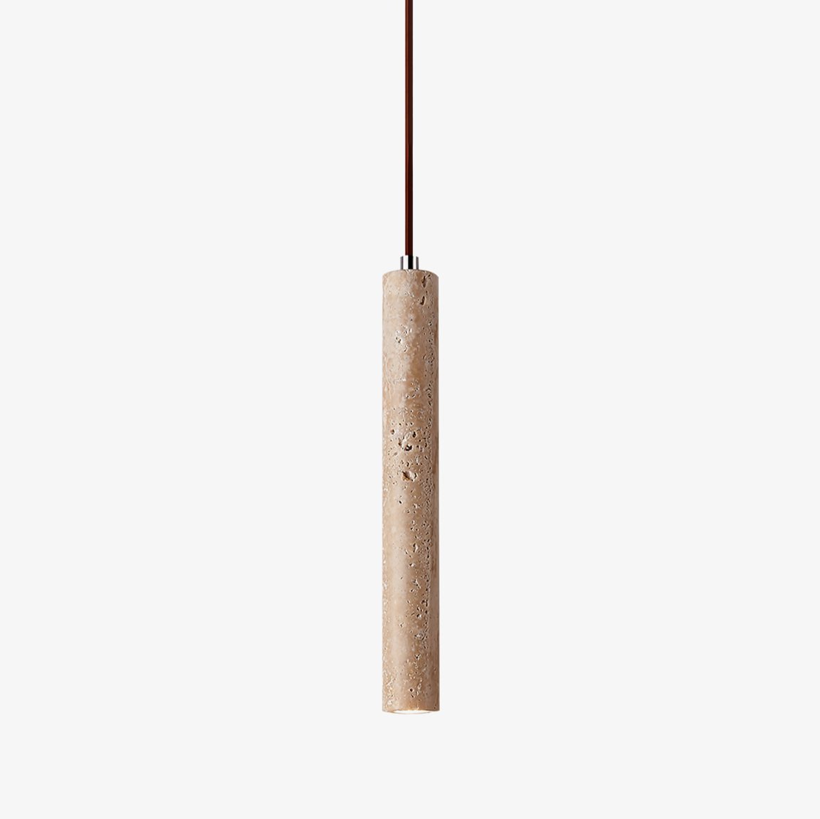 Olvynarae Cylindrical Travertine Pendant Light - Letslighting
