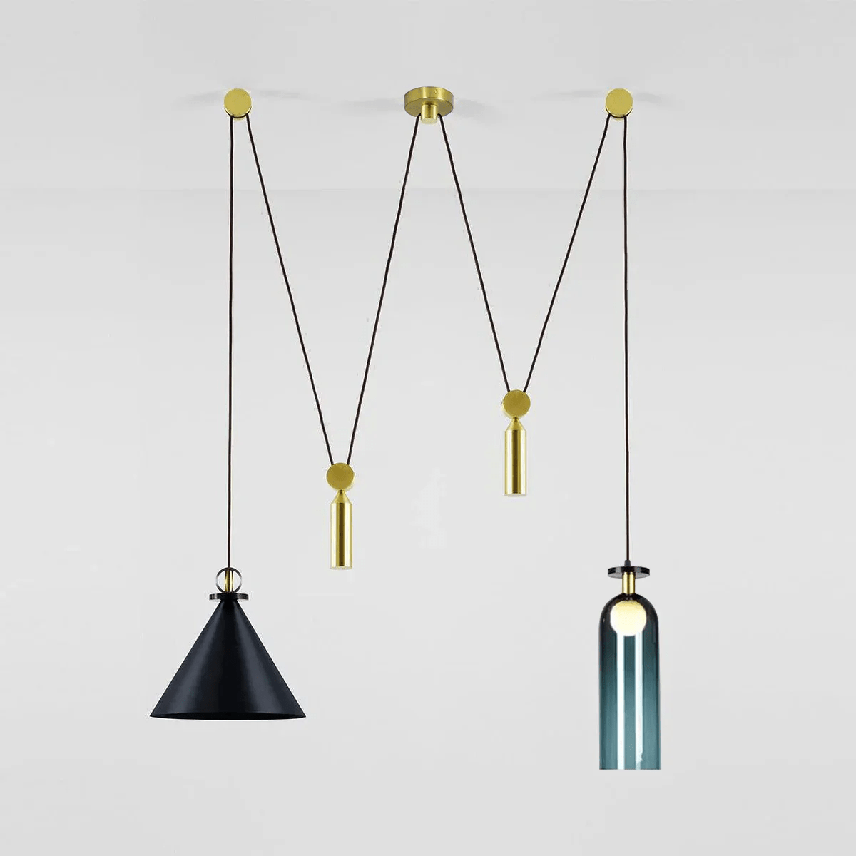 Geometric Shape Art Modern Chandelier - Blowlighting