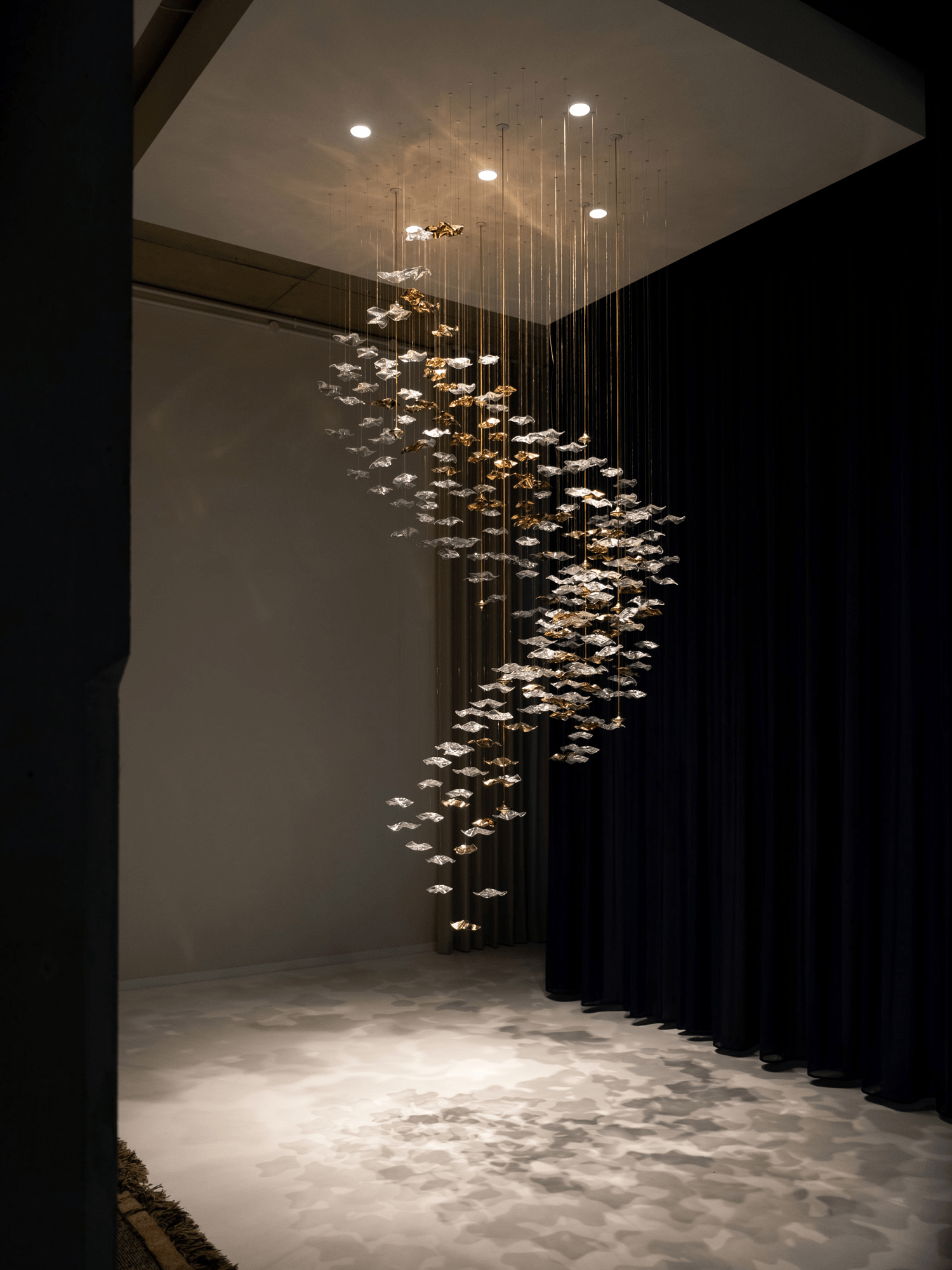 Vecarisra Luxury Tidal Art Glass Pendants Lamp - Blowlighting