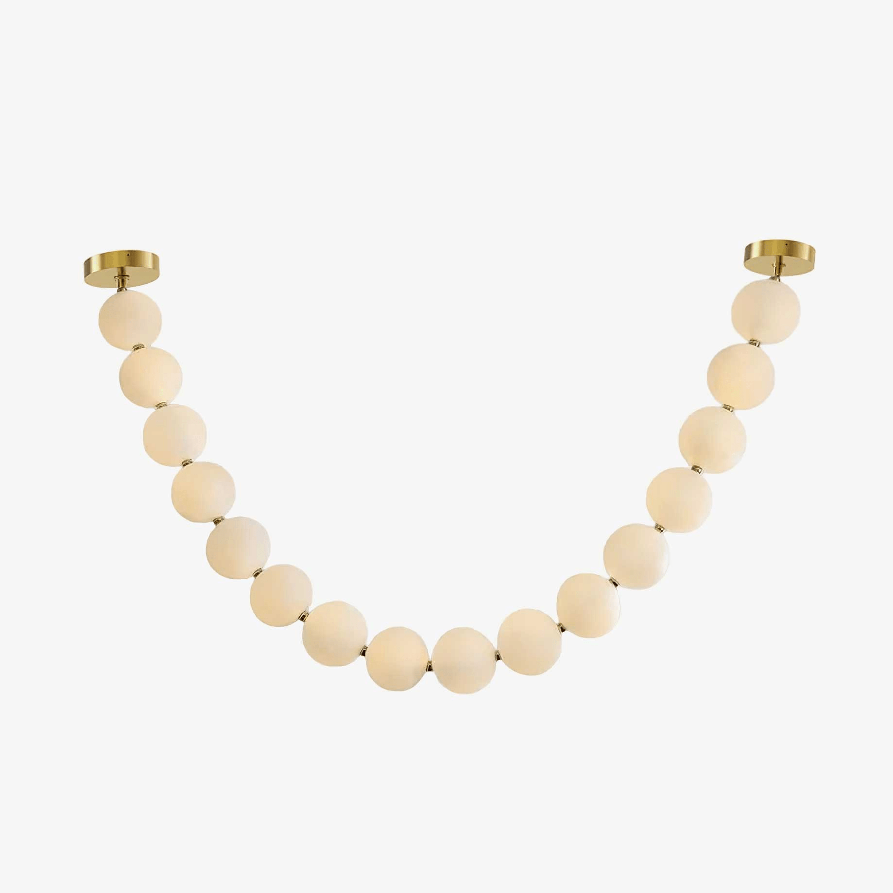 PearlCascade Glass Bead Chandelier - Blowlighting