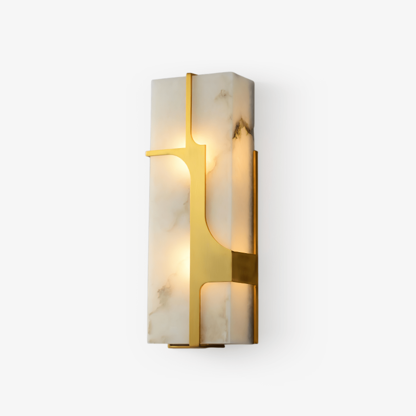 Ocarionis Geometric Alabaster Wall Light - Letslighting