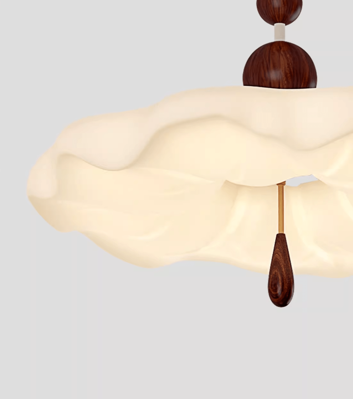 Cloudora Bloom Fleur Métal Plastique Plafonnier Lumière
