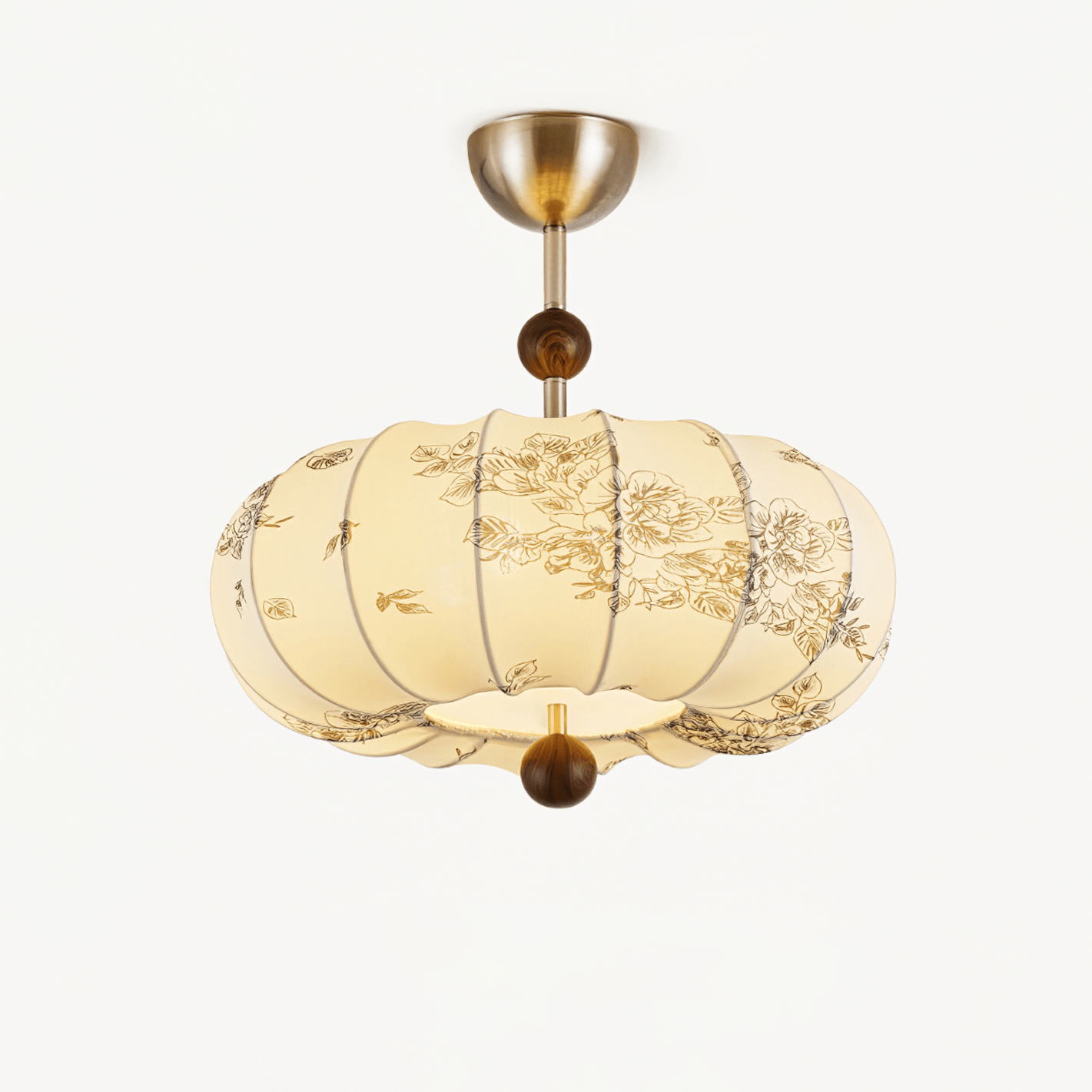Glow Suspension Lantern Fleur Élégante