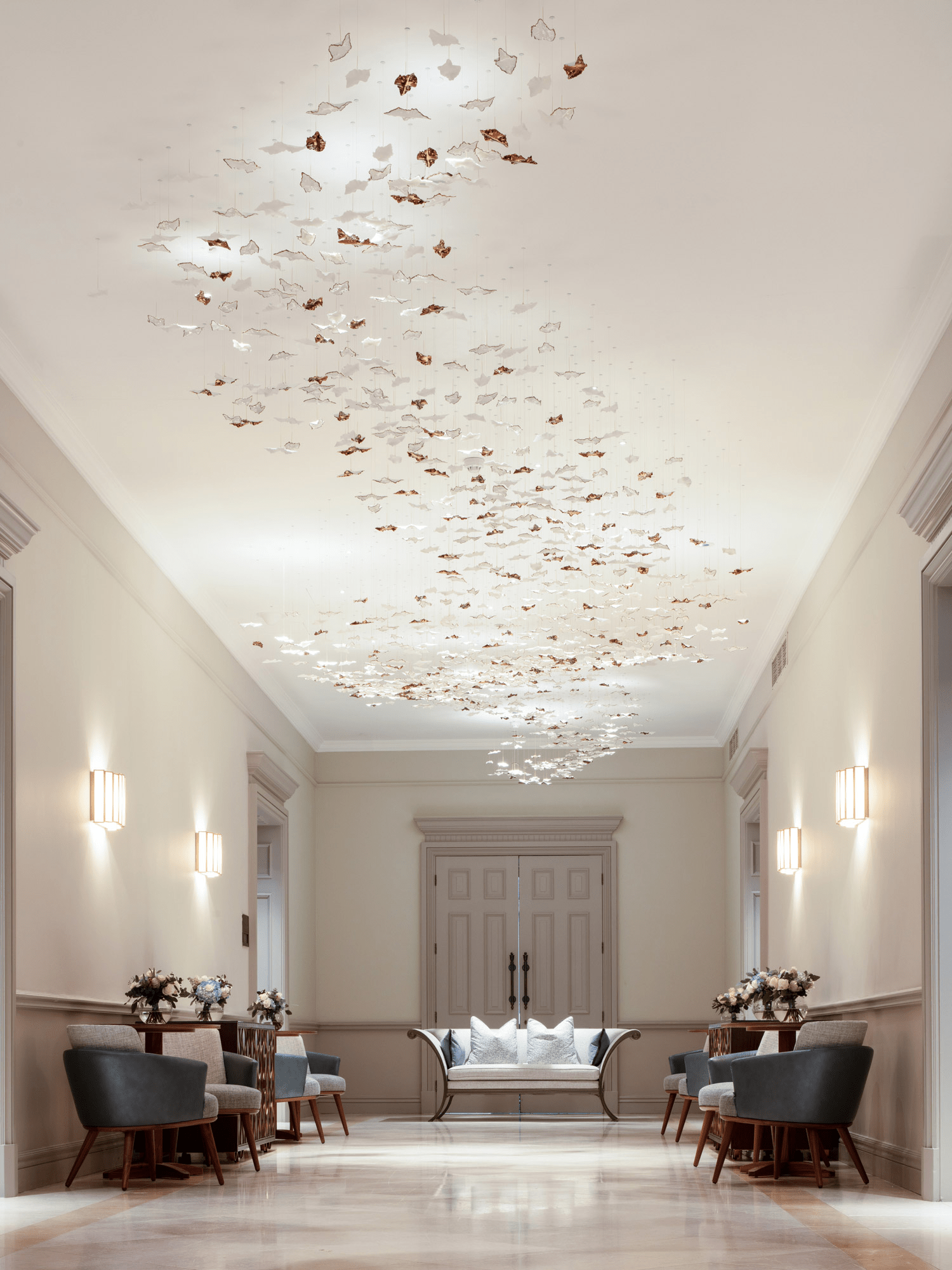 Leaf Twisted Sculptural Customize Chandelier - Vakkerlight