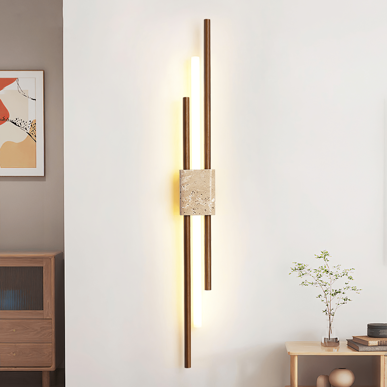 Axis Applique Murale Minimaliste en Bois Terra