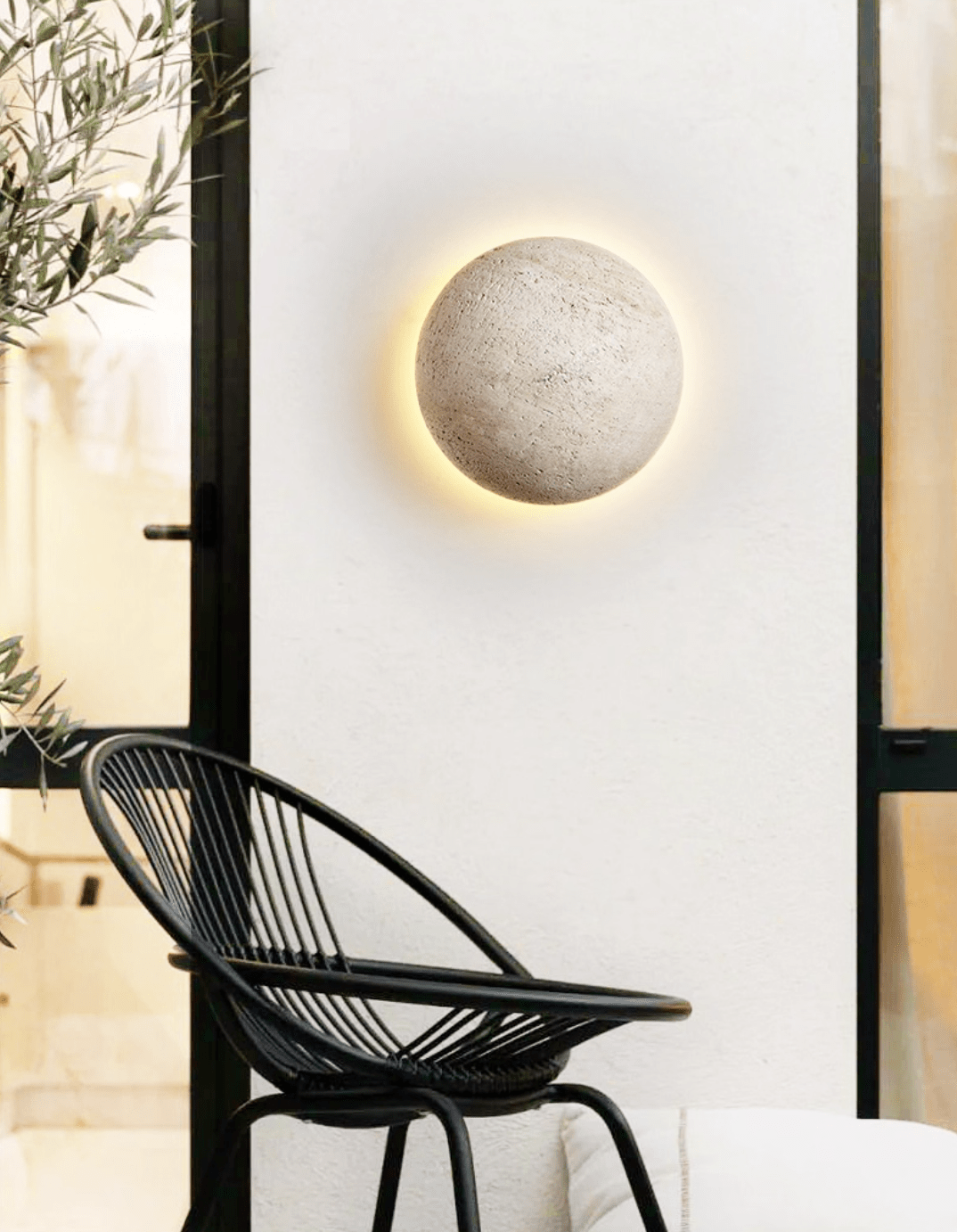 Pebble Applique Murale Minimaliste Moderne en Pierre