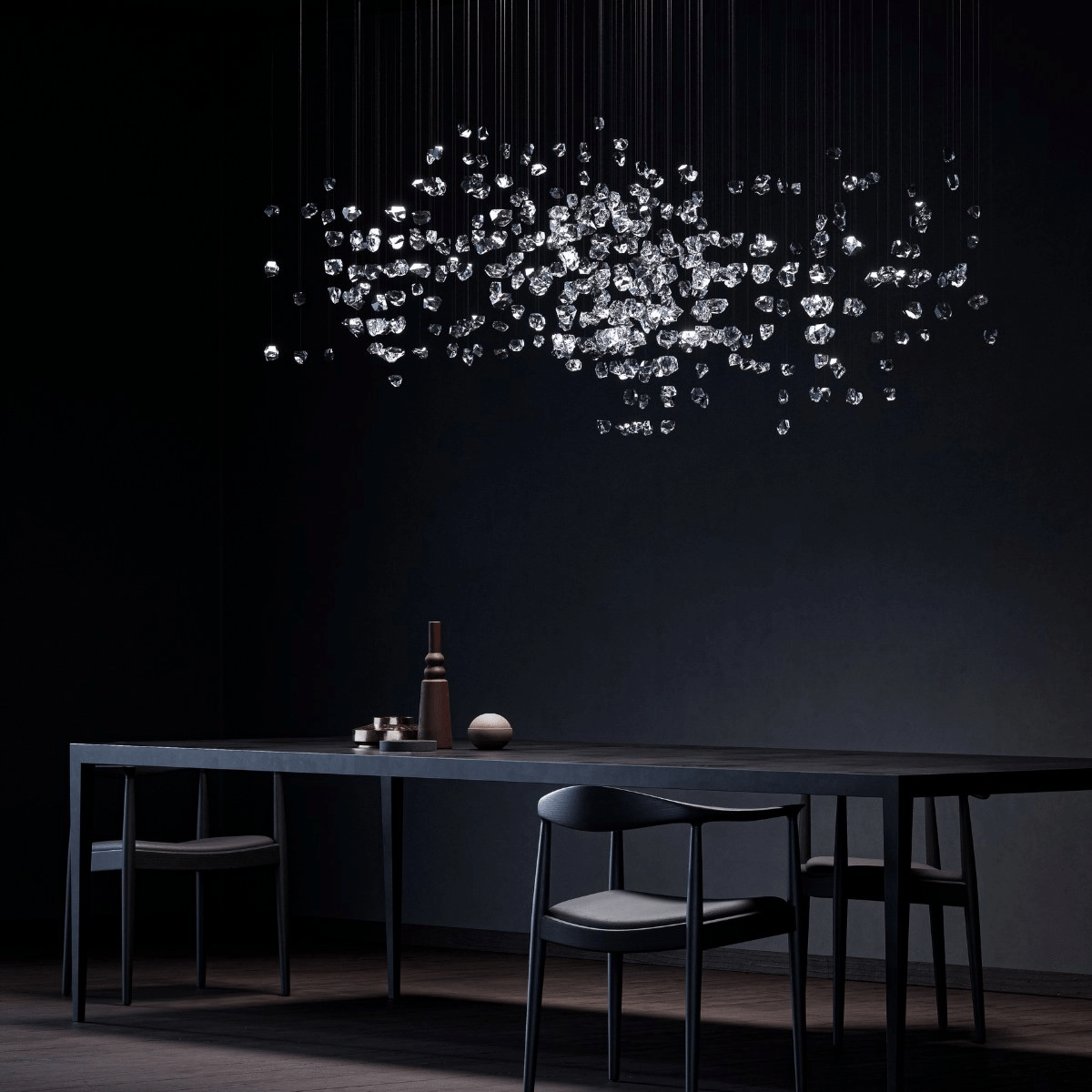Raw Artistique Luxe Cristal Personnalisable Lustre