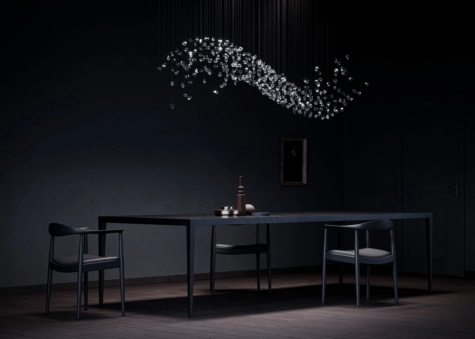 Raw Artistique Luxe Cristal Personnalisable Lustre