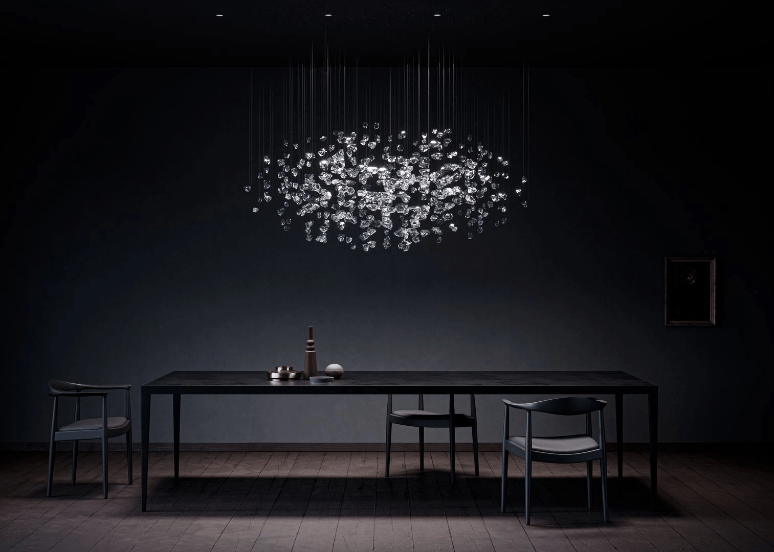 Raw Artistique Luxe Cristal Personnalisable Lustre