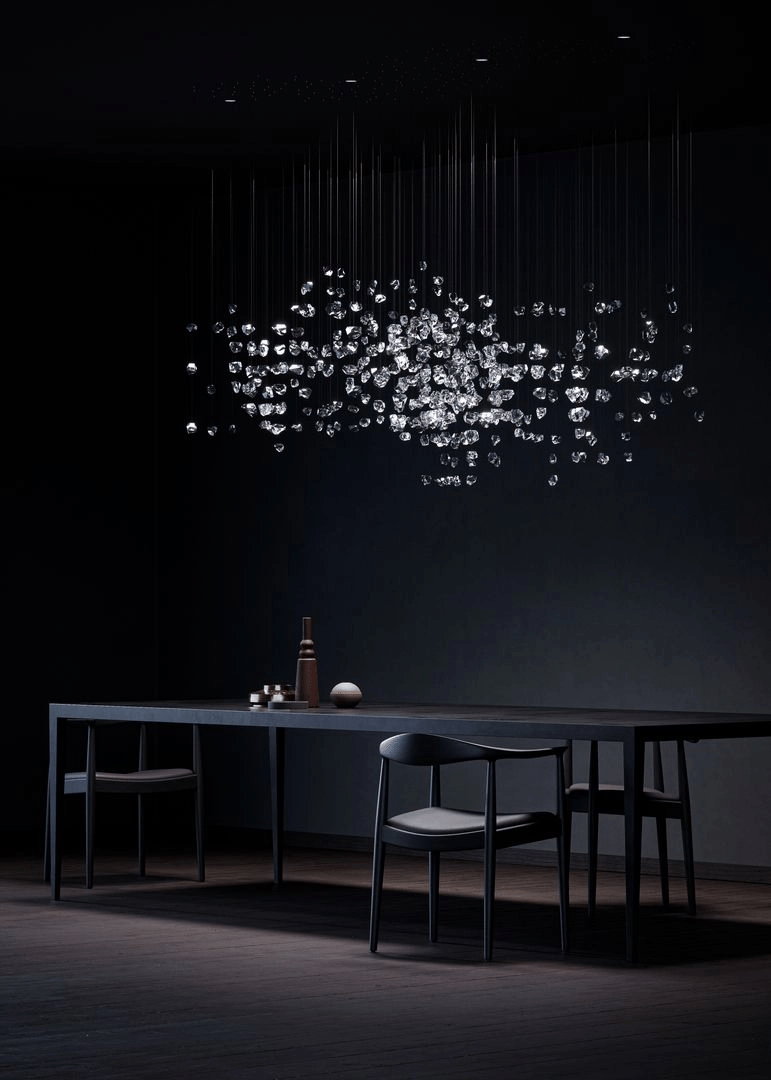 Raw Artistique Luxe Cristal Personnalisable Lustre