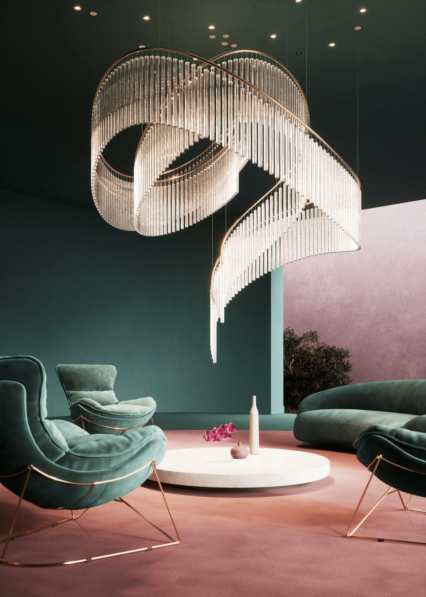 Crystal Spin Customize Chandelier - Vakkerlight