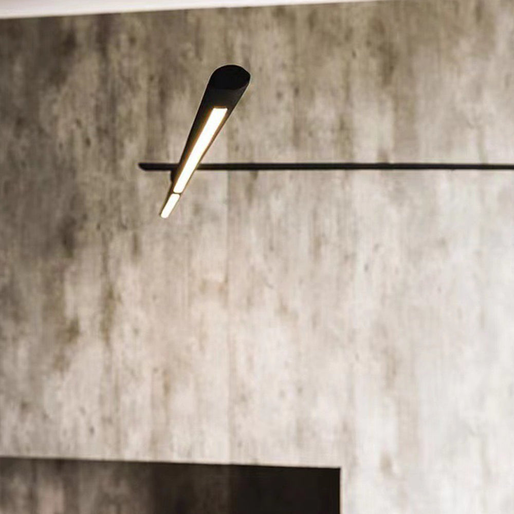 Ray Lampadaire Linéaire Simple, Métal, Noir, Salon/Chambre
