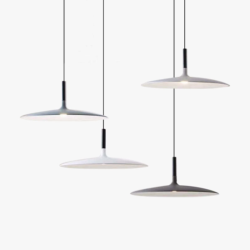 Aria Suspension Ronde Nordique Blanc/Noir/Gris Claire/Armée Verte