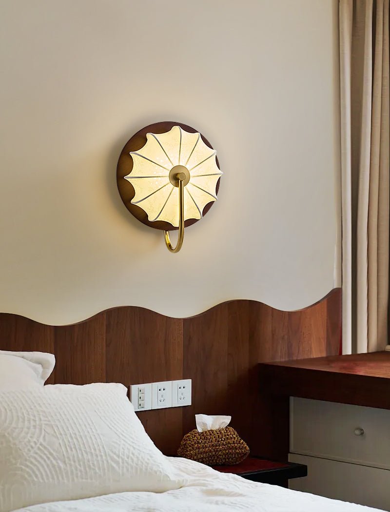 Elowen Fabric Wall Light - Vakkerlight