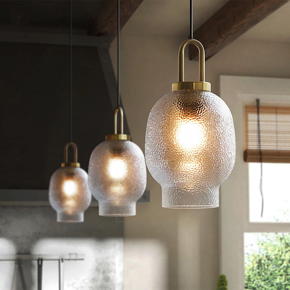 Valentina Design Luminaires Suspensions Métal Moderne LED Verre Or Salon/Chambre à Coucher