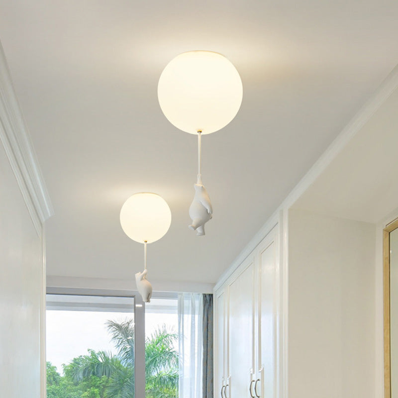 Aria Suspension/ Plafonnier Ballon Moderne, Résine Chambre