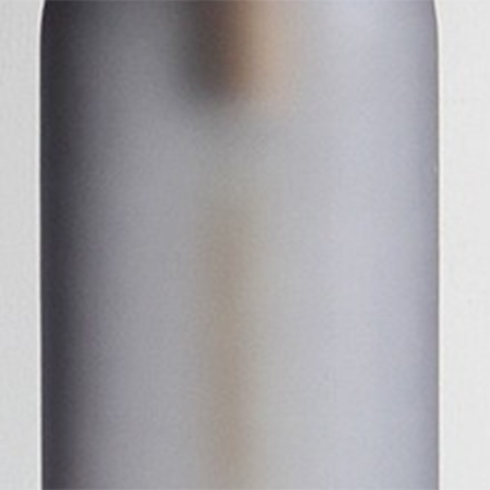 Valentina Luminaires Suspensions Cylindre Moderne Métal/Verre Gris Fumé/Clair Salon/Bureau