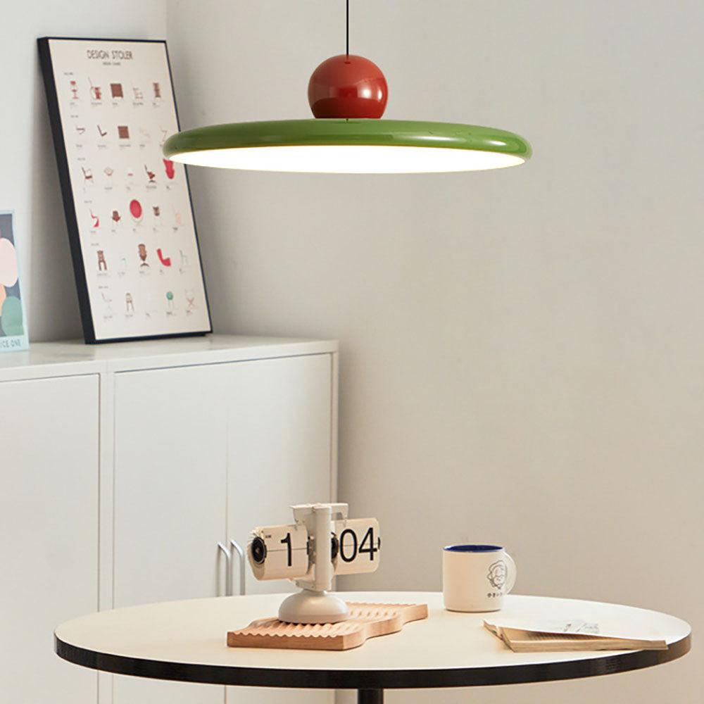 Aria Suspension Nordique Soucoupe Volante Rouge/Crème/Vert