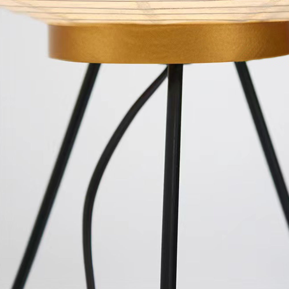 Ritta Design Lampadaire Simple Métal/Papier Blanc Bureau/Salon