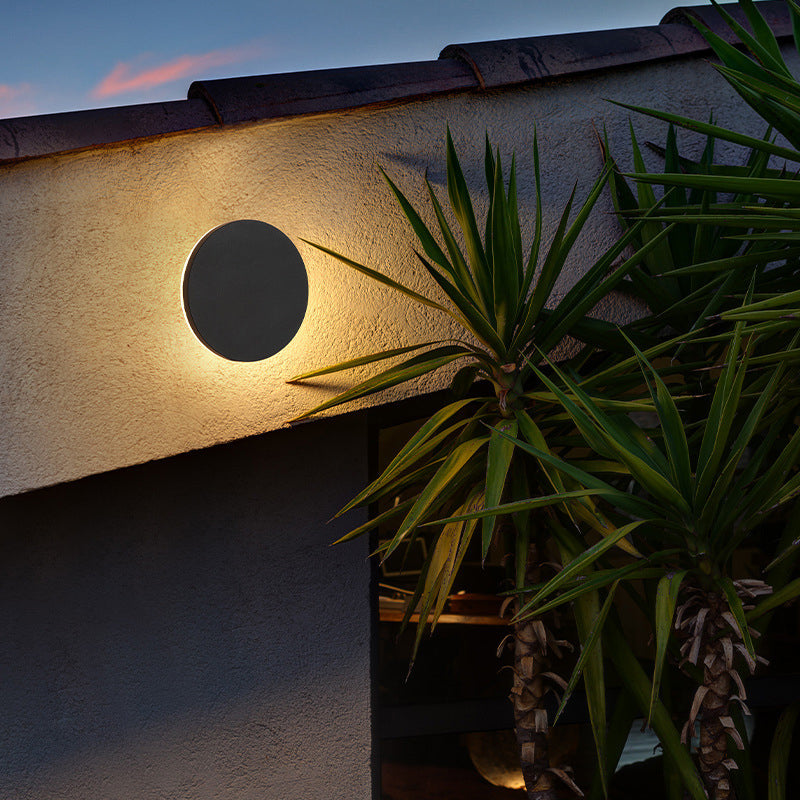 Ray Applique Murale Rond/Carré Moderne Noir/Blanc, Cour