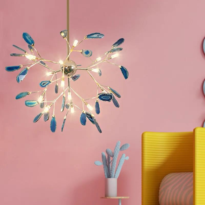 Arisha Lustre Coloré Branche Feuille Design, Salon/Chambre