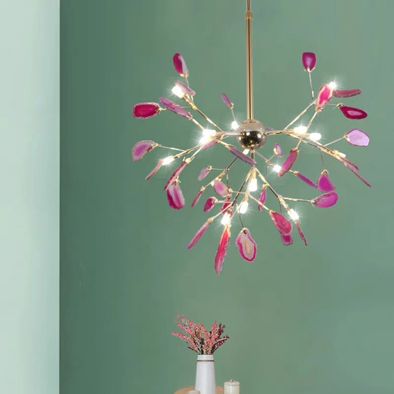 Arisha Lustre Coloré Branche Feuille Design, Salon/Chambre