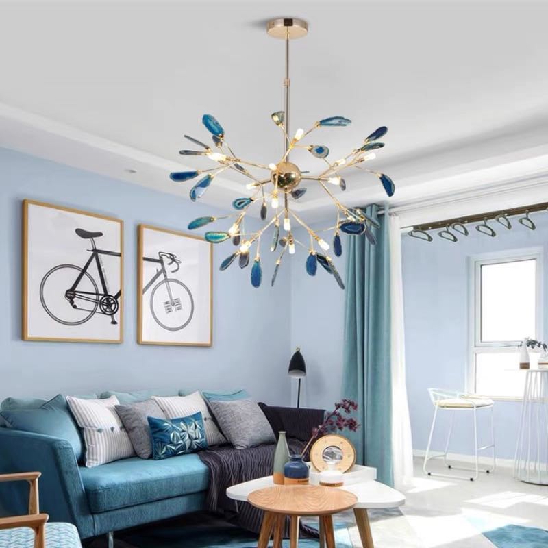 Arisha Lustre Coloré Branche Feuille Design, Salon/Chambre