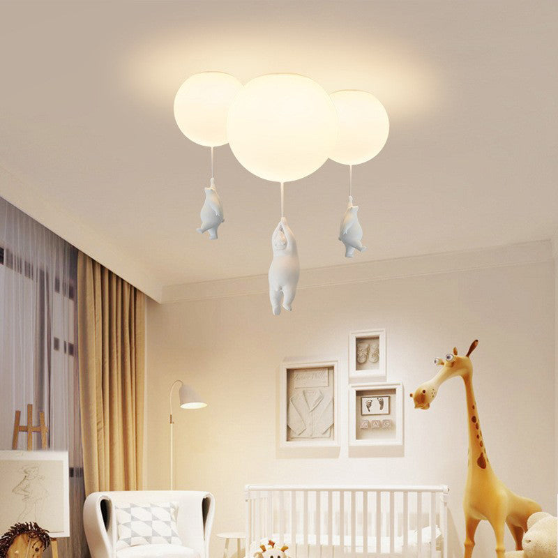 Aria Suspension/ Plafonnier Ballon Moderne, Résine Chambre