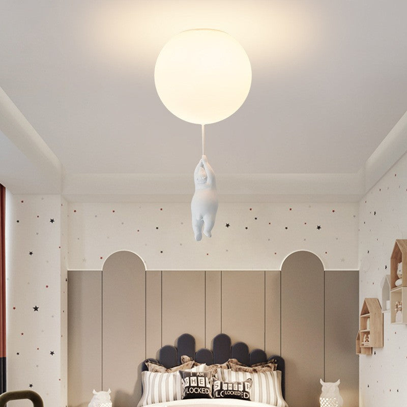 Aria Suspension/ Plafonnier Ballon Moderne, Résine Chambre