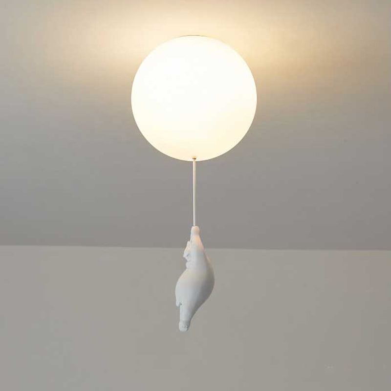 Aria Suspension/ Plafonnier Ballon Moderne, Résine Chambre